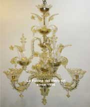 Murano glass chandeliers custom design